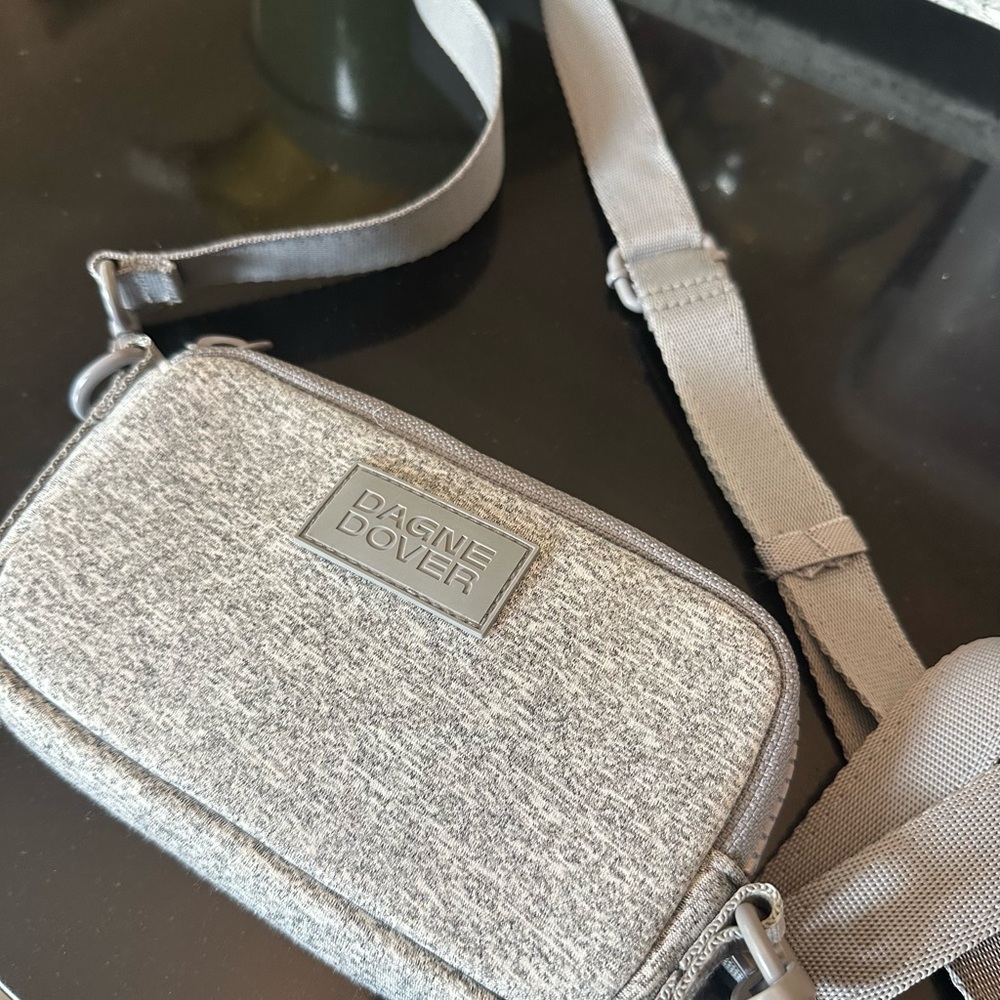 Dagne Dover Gray Belt Bag Sleek and Functional